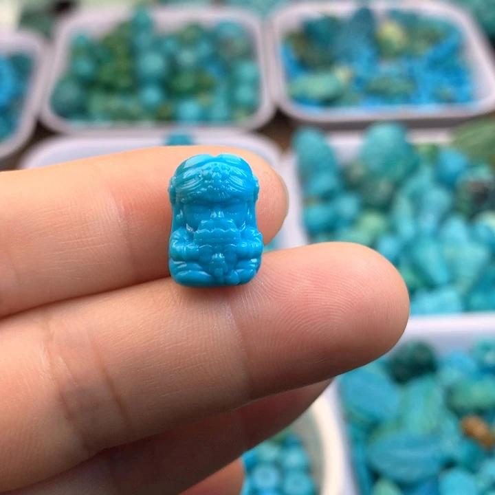 绿松石未镶嵌吊坠(不含链)15×10×9