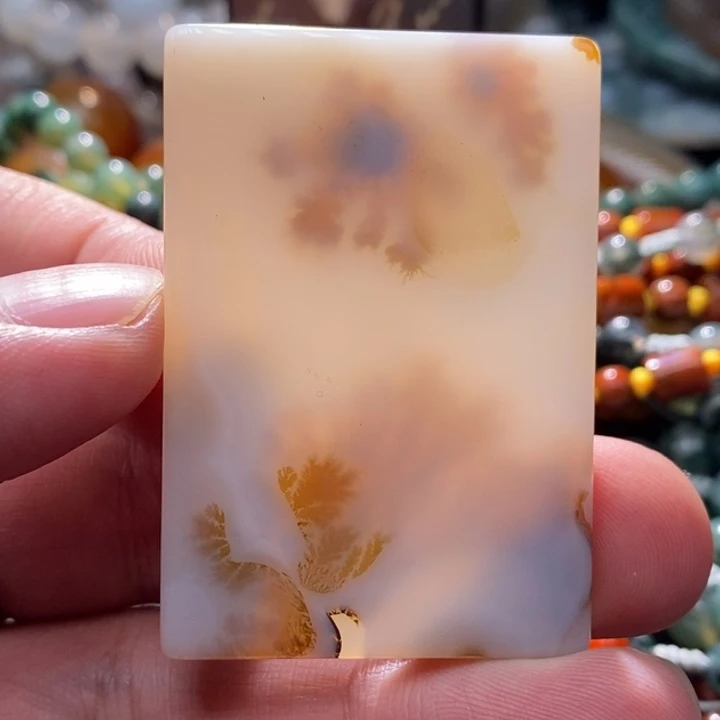 【闪购商品】玛瑙/玉髓颈饰未镶嵌清**扇