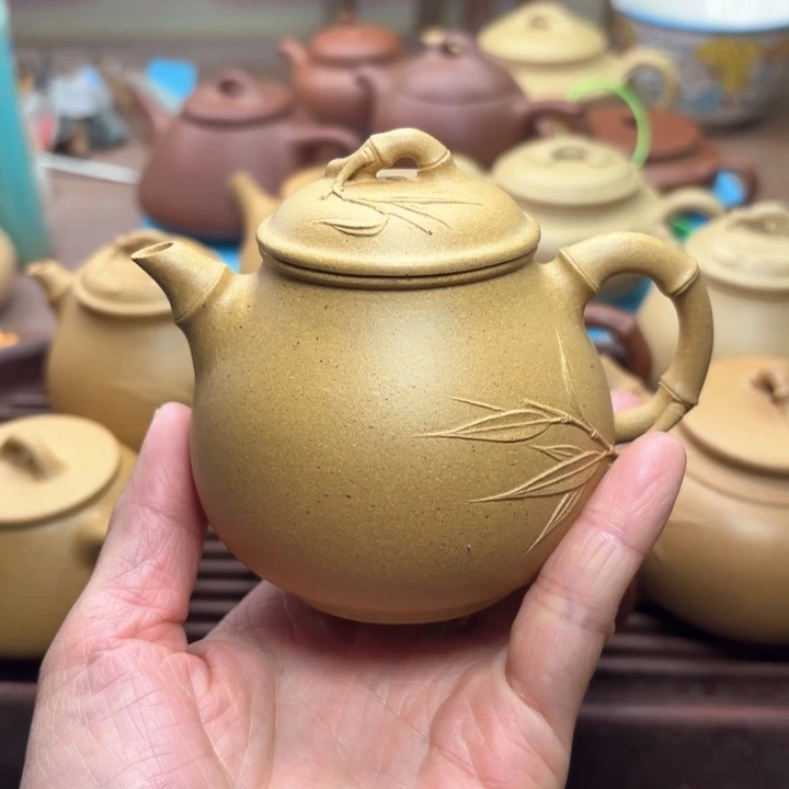 紫砂茶壶X*黄金竹节高潘容量 200