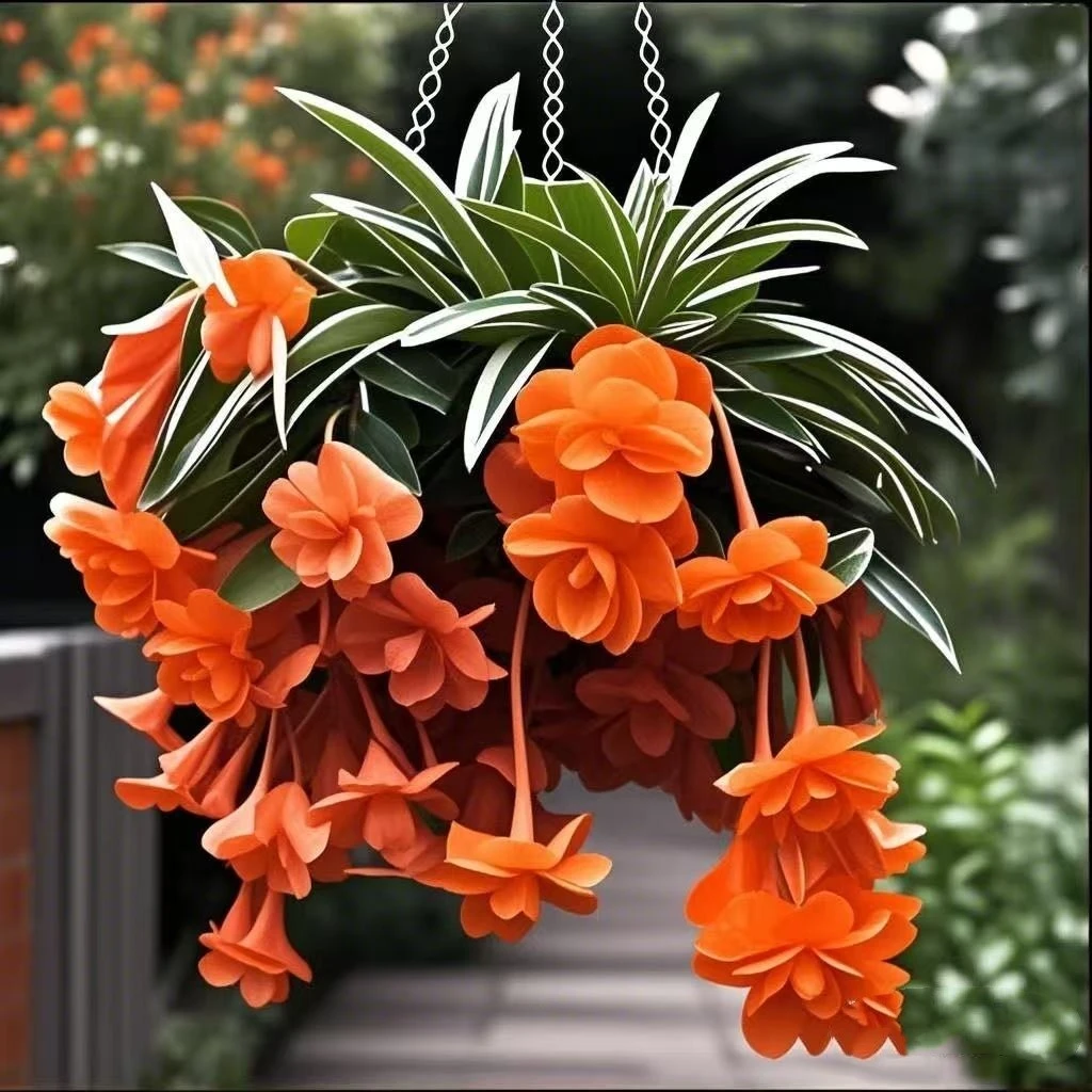 【养死包赔】垂丝吊兰大花浓香花卉绿植四季可种盆栽室外耐寒热好