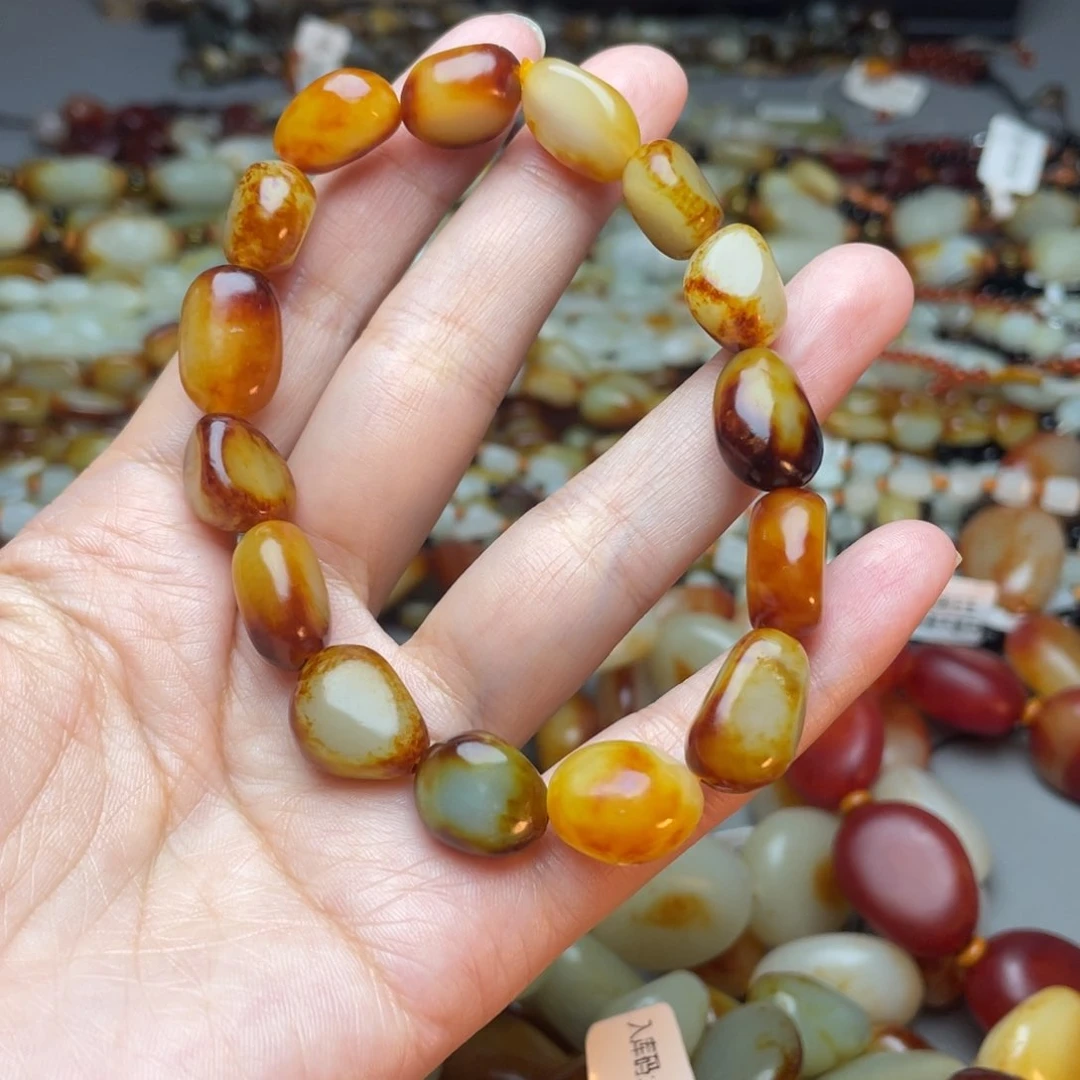 阿***Q手链未镶嵌和田玉