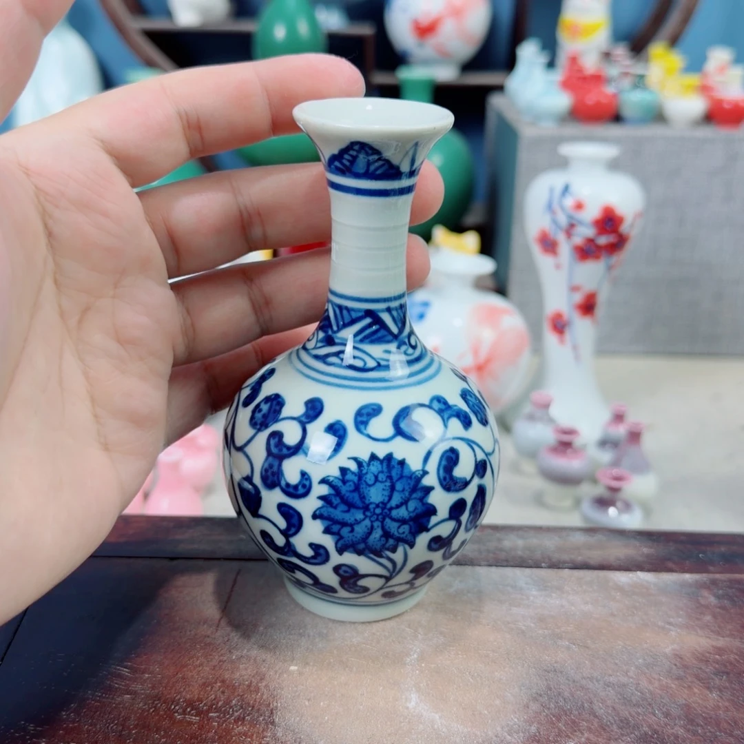 陶瓷手工小花器摆件