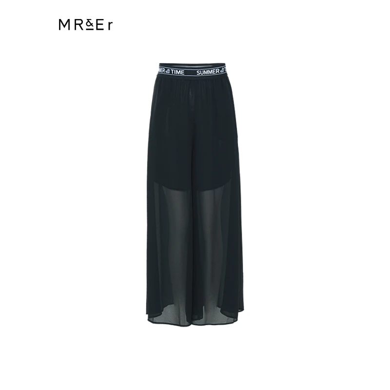 【粉丝专享】阔腿裤女高腰宽松垂感显瘦休闲裤R4B74321