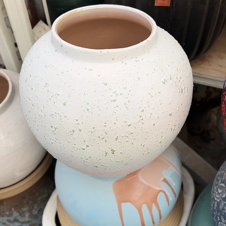 景德镇精品花盆栽适口11高20