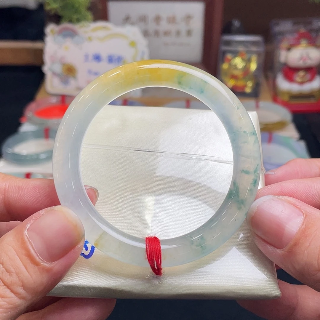 翡翠手镯未镶嵌51圆条