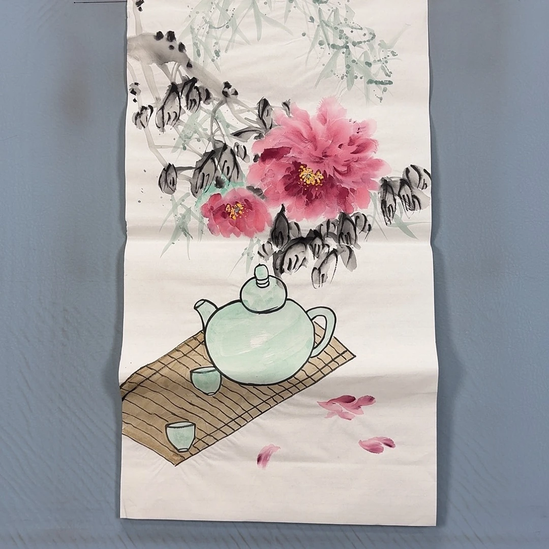 国画1412 牡丹仙子们加油