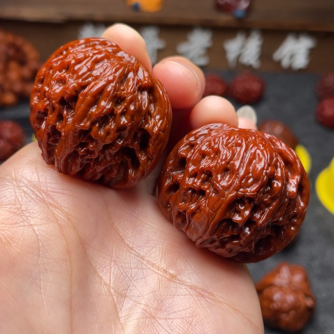 文玩核桃吊坠文玩核桃 手把件 磨盘 38