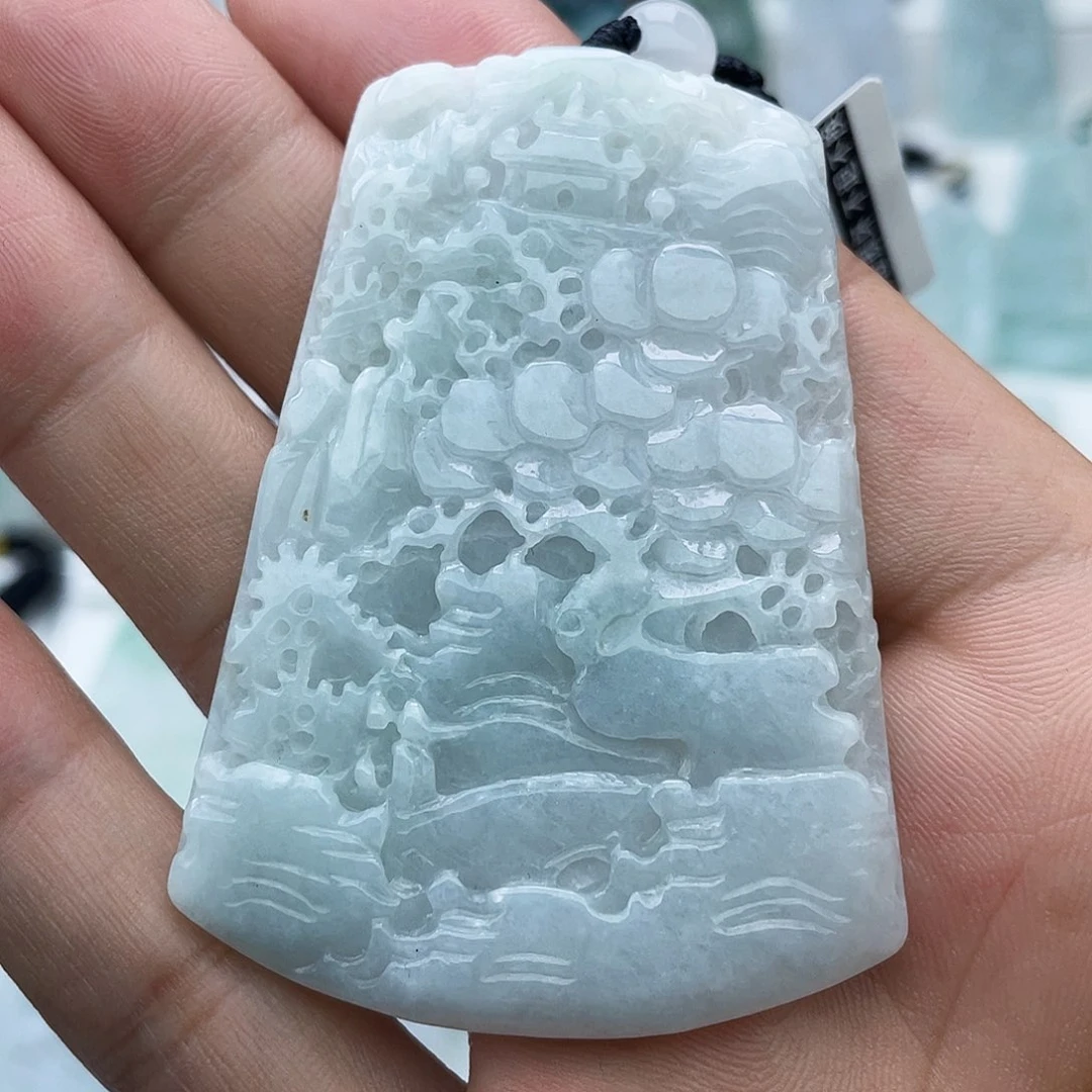 颈饰未镶嵌翡翠翡翠