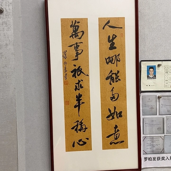 书法罗柏发书法人生哪能