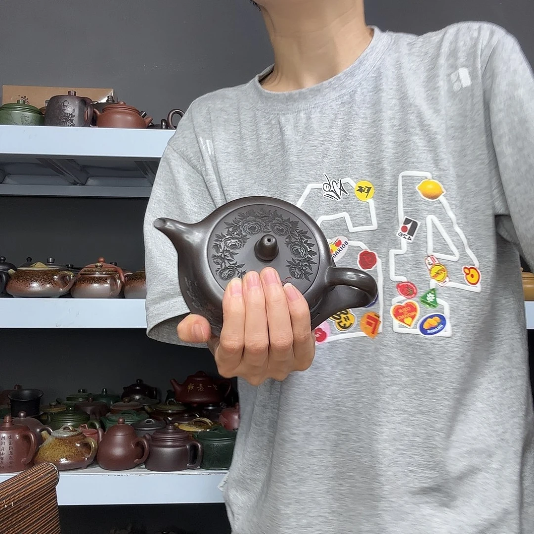 茶壶紫砂民间手艺人全手工制作