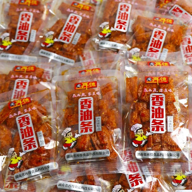周再德香油条魔法辣丝粒粒香香辣味湖南特产独立辣条