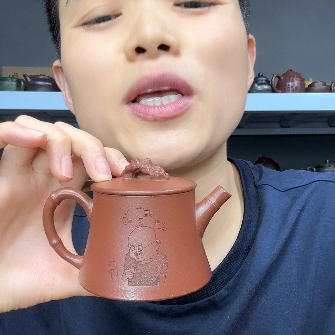 茶壶紫砂民间手艺人全手工制作