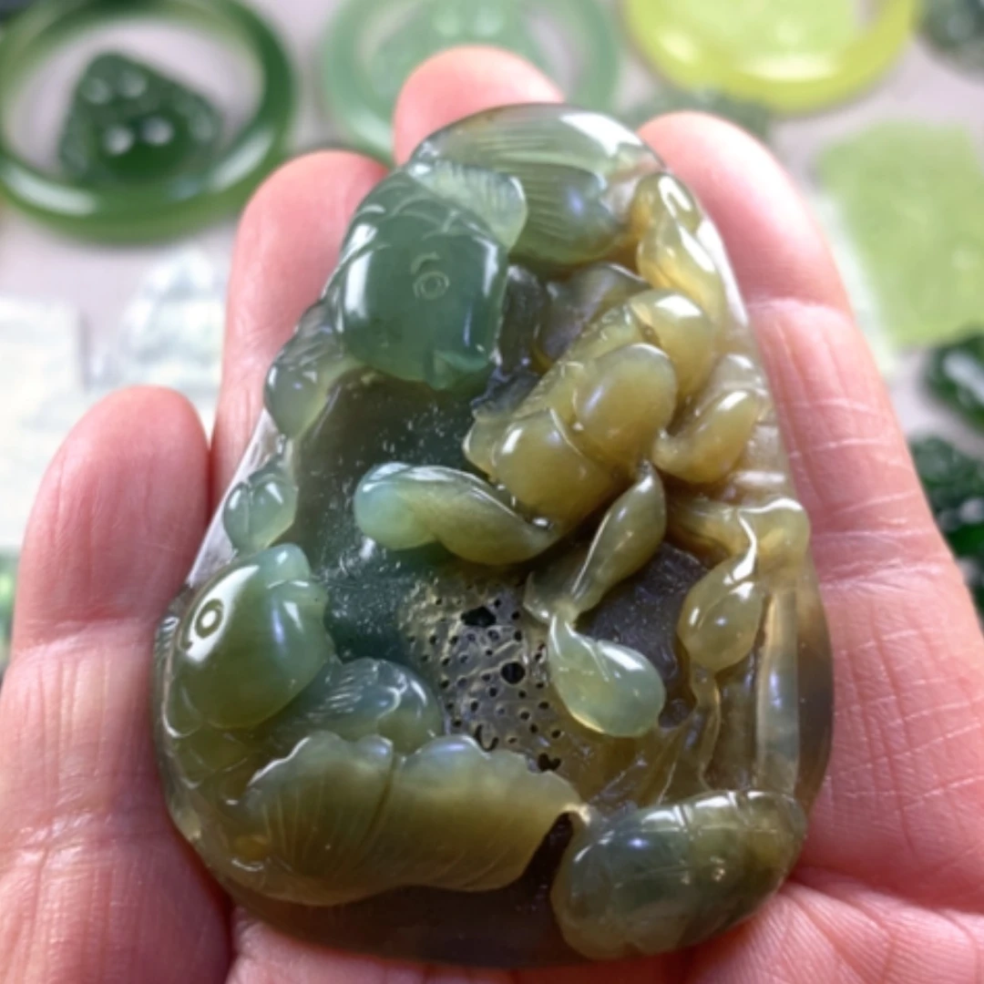 【闪购商品】蛇纹石玉岫玉未镶嵌