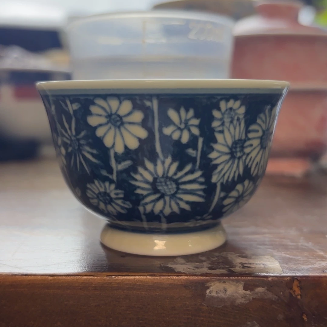 瓷在*.青花手绘二号釉小雏菊