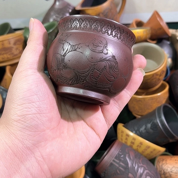 茶杯紫砂全手工紫砂主人杯