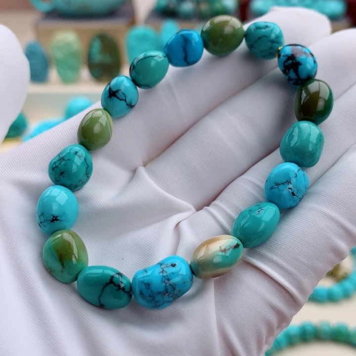 绿松石未镶嵌挂件