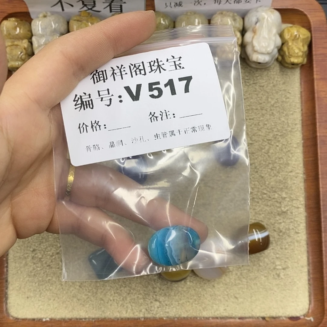 硅化珊瑚（珊瑚玉）颈饰未镶嵌小*小