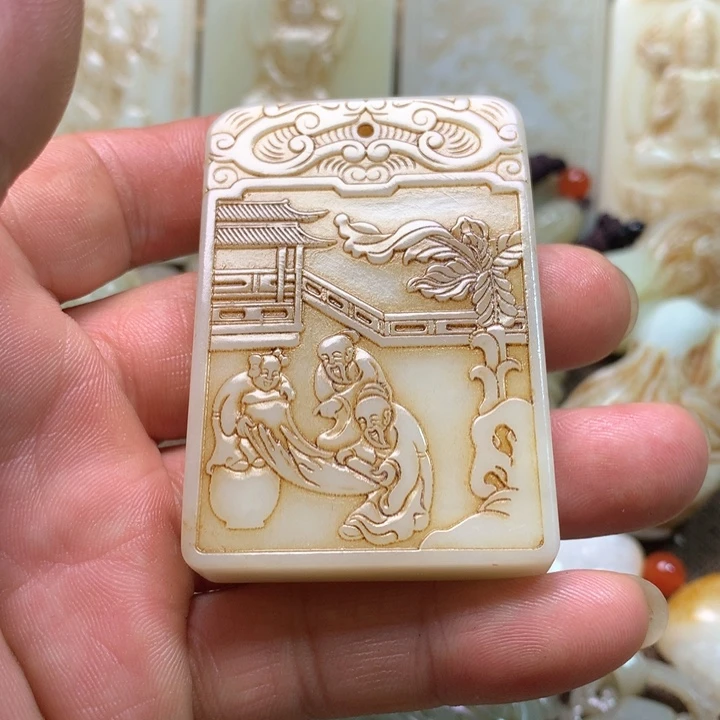 和田玉挂件未镶嵌用****5