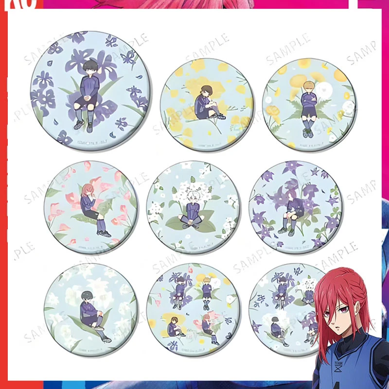 蓝色监狱-Botania诞生花吧唧日谷蓝锁徽章 （默认代拆）