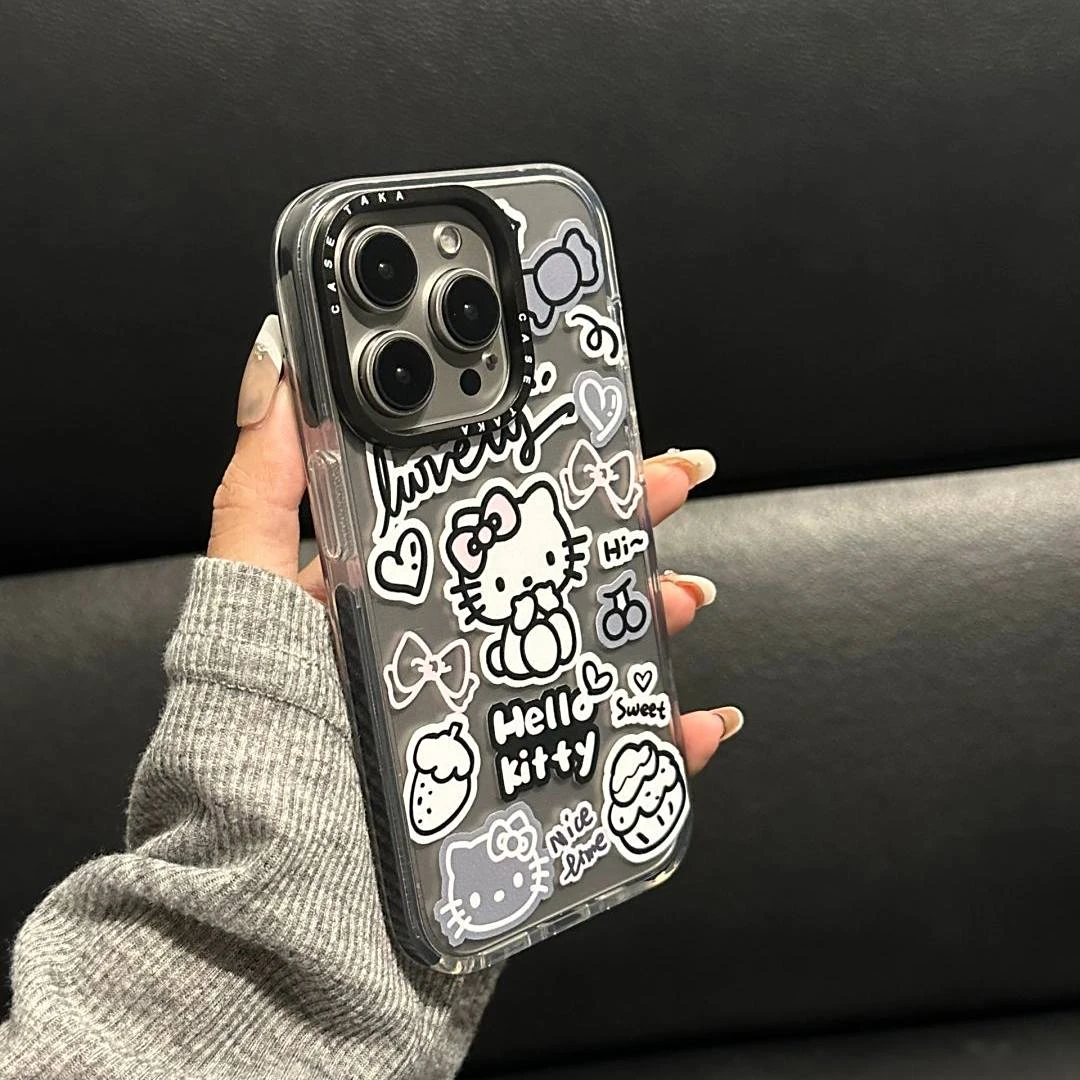 卡通14手机壳iPhone15防摔13promax透明11少女心12软壳