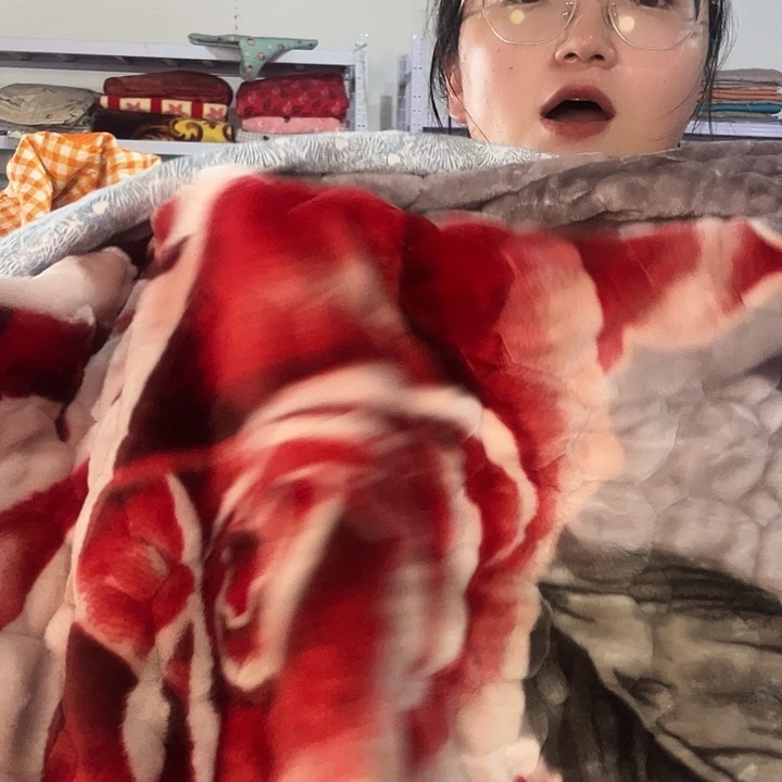 莫代尔纤维毛毯酱邹