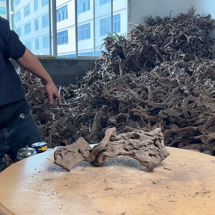 木381514鱼缸造景根雕艺术104