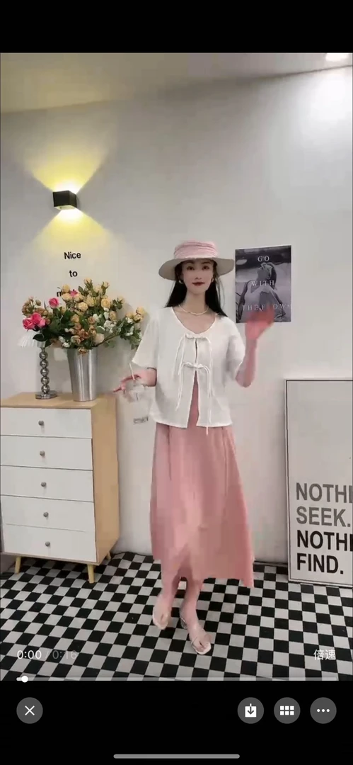 3680淑女风裙子套装