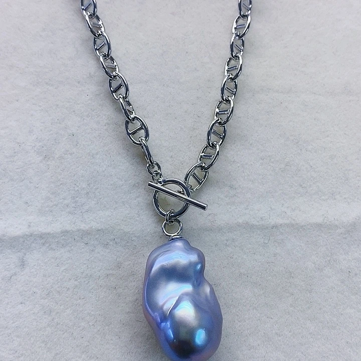 银S925镶嵌耳饰淡水珍珠