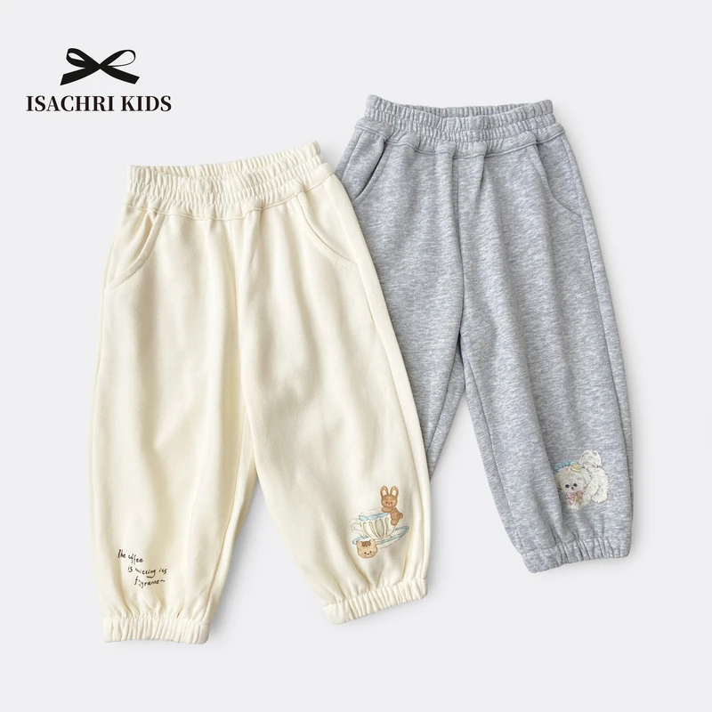 【6.18反季清】休闲卫裤！慵懒亲肤女宝束脚运动裤秋季 IS184