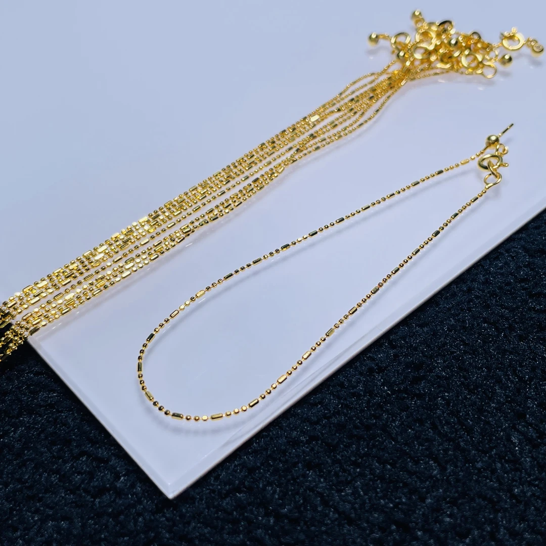 925银手链 「戴琴珠宝」FR6800-金色针式仙女手链-3166