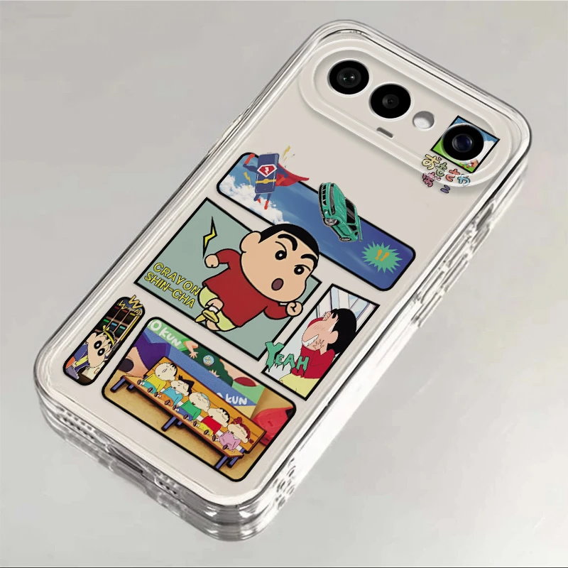 vivoS50Promini网红蜡笔小新卡通透明手机壳小众ins风高级感软硅