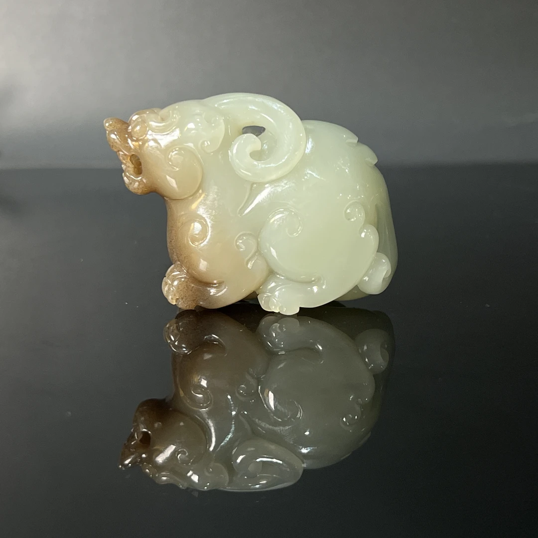 1203GC8841和田玉把件