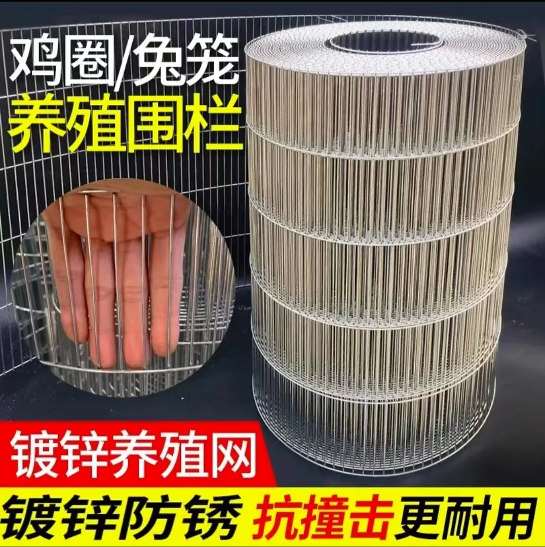 加粗2.5*10厘米孔卷网鸡笼兔笼鸟笼鸽子笼养殖防护网