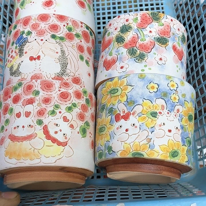 红陶?*手工制作多肉花盆