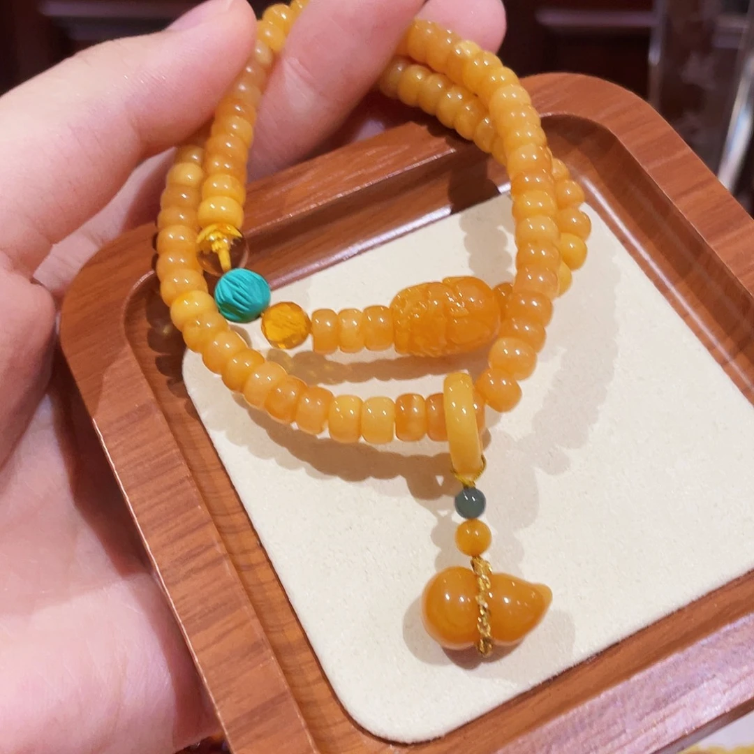 蜜蜡未镶嵌手链手串