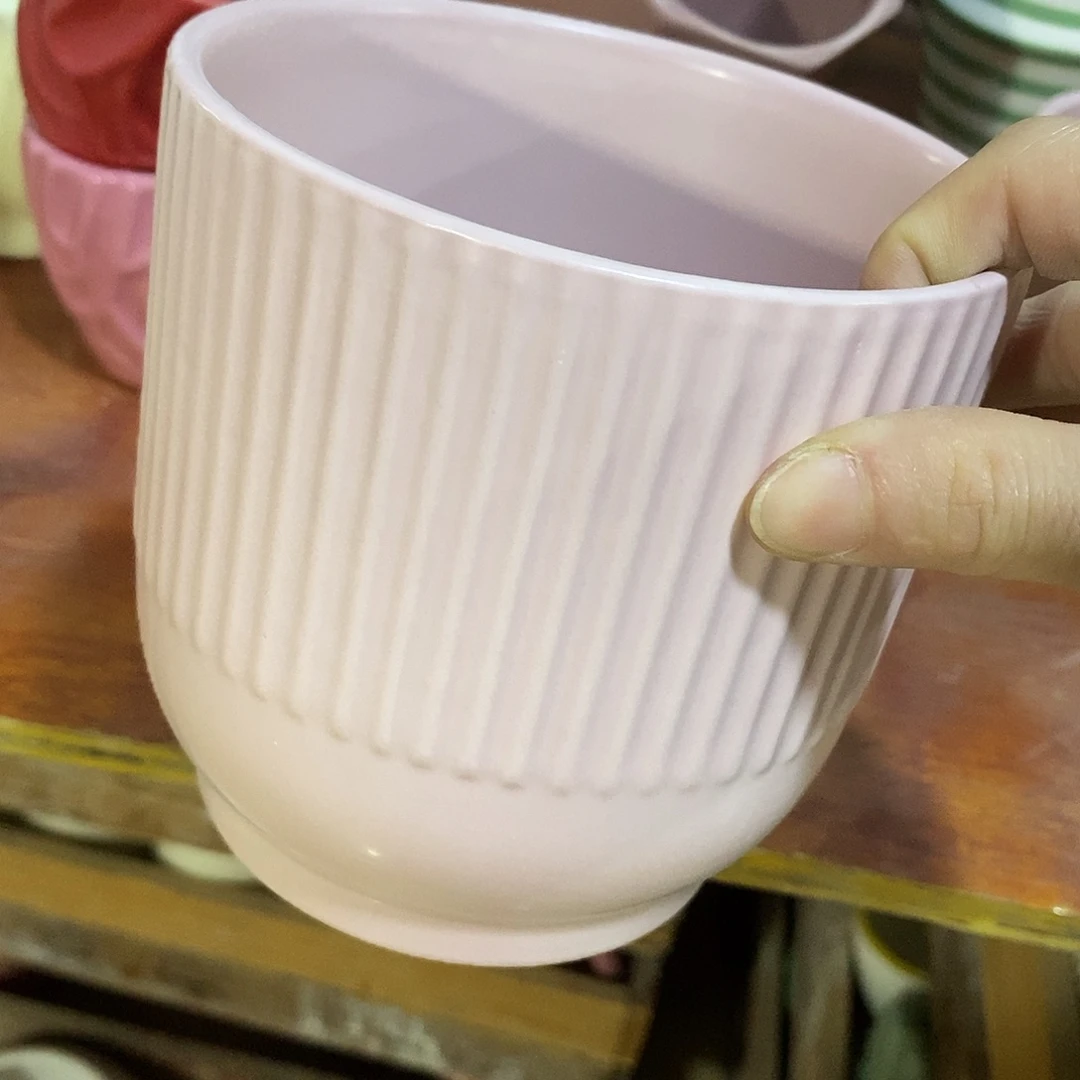 杯子陶陶盆有孔 瑕疵介意勿拍