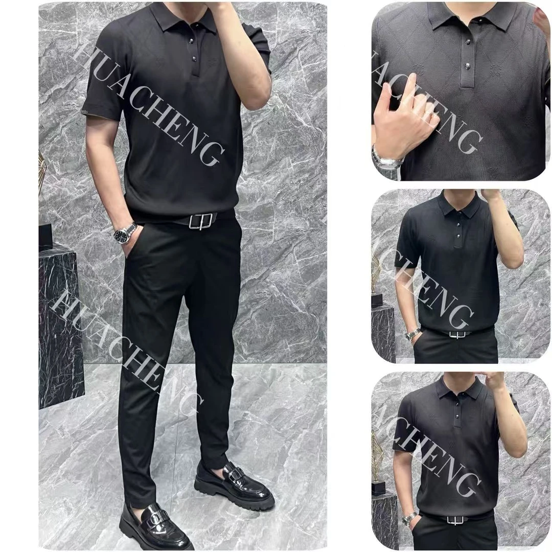 【HUACHENG】25年秋季男士时尚百搭经典舒适提花款POLO衫 HC2426