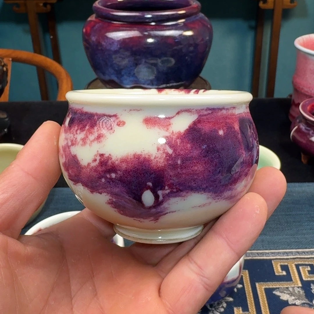 玉***邢陶杯子入窑一色，出窑万彩