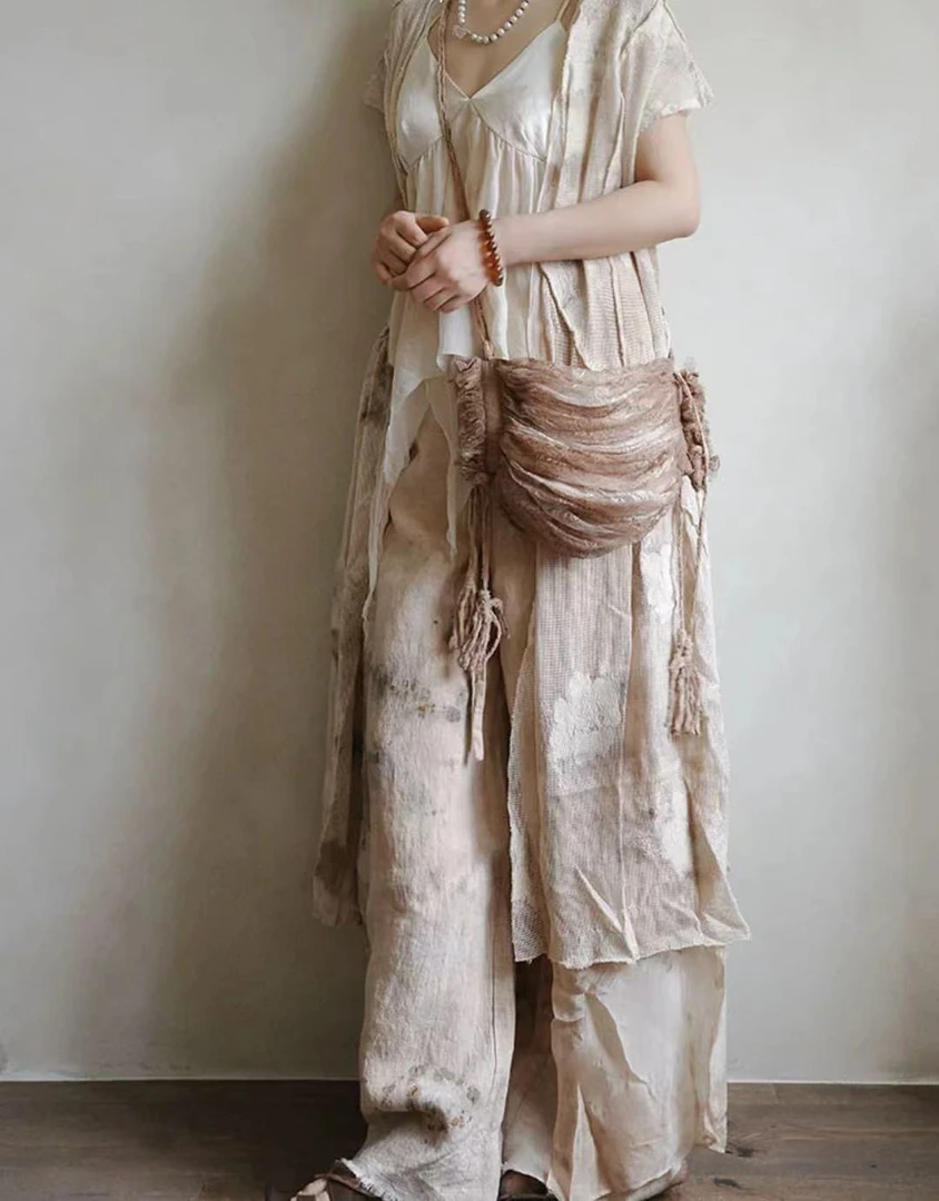 NatureDye 【美侖美奂】BL252858原创设计植物染外套