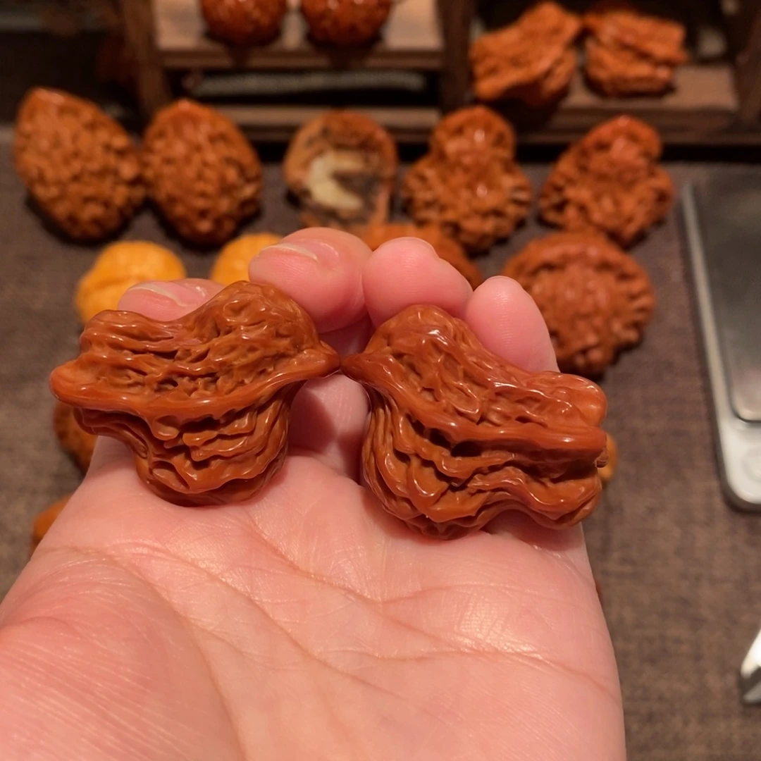 文玩核桃吊坠超玉化小鸟725