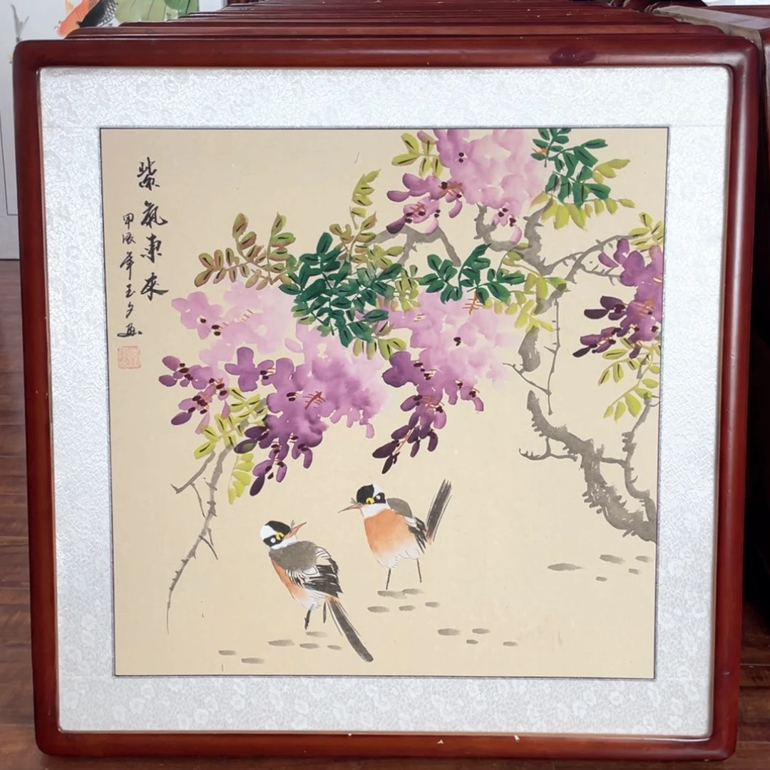 国画带框尺寸63*63厘米