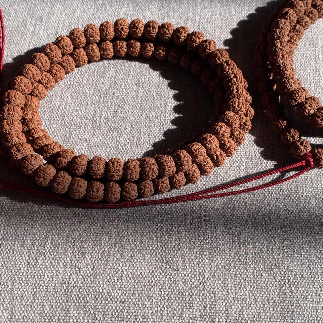 吊坠金刚菩提平头细纹 9mm