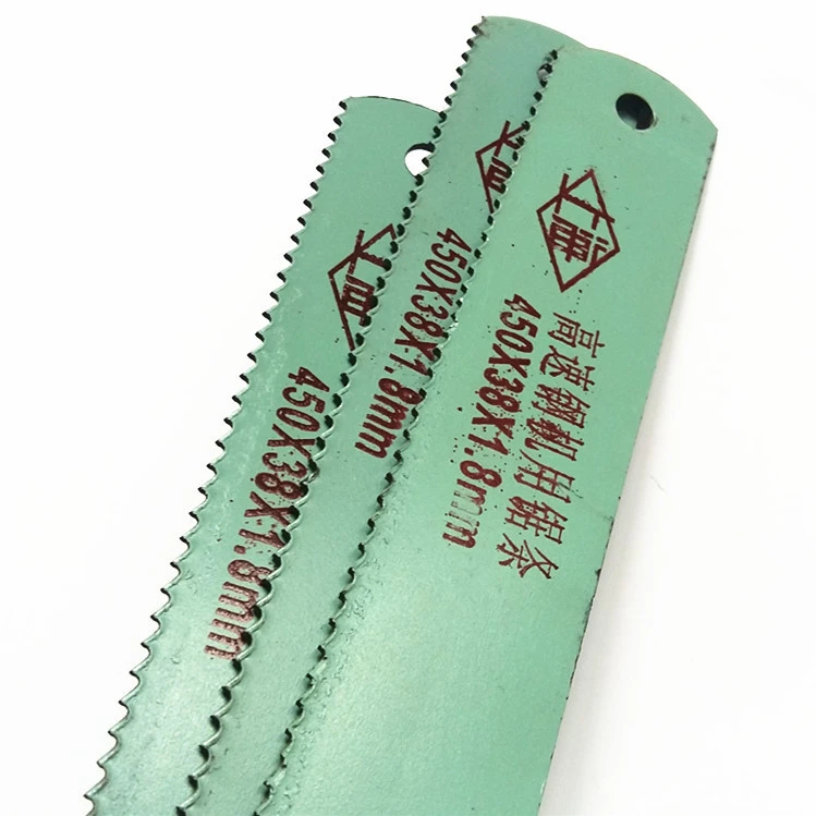 机用锯条450x38x1.8锋钢刀片精密切割耐用工具除草神器锄头