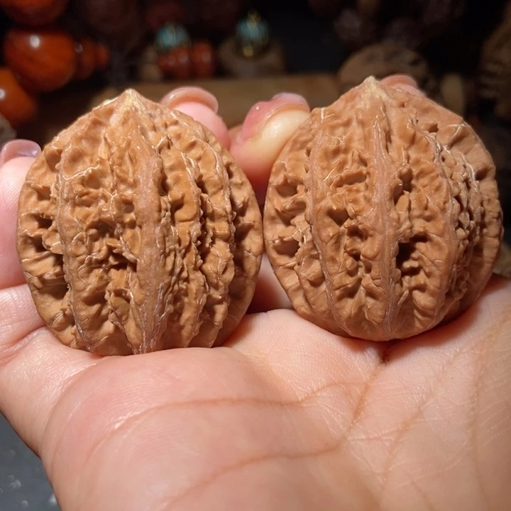 把件文玩核桃东北楸子小雪62