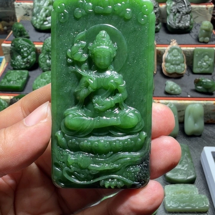 和田玉（碧玉）未镶嵌颈饰