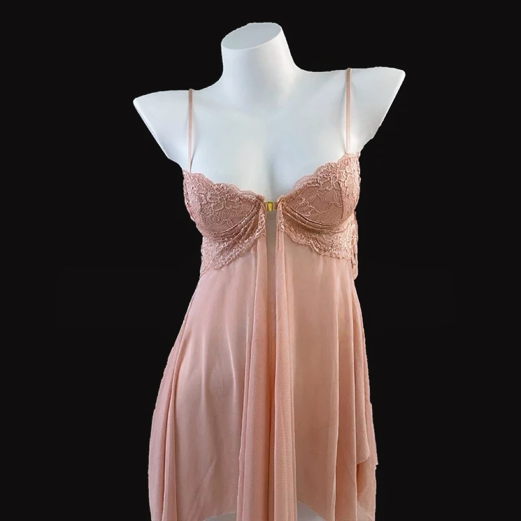 〔隐欲·锦玉〕小胸显大聚拢睡裙性感火辣睡衣