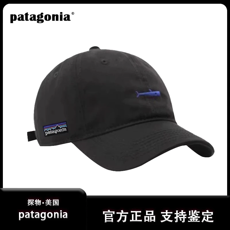 【官网现货】巴塔哥尼亚patagonia小鱼刺绣鸭舌帽户外遮阳棒球帽