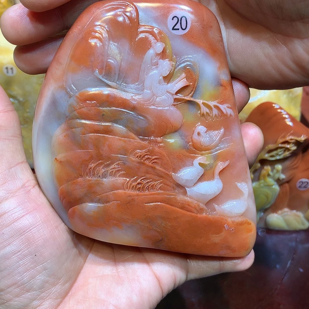 寻**人寿山石 寿山石 寿山石