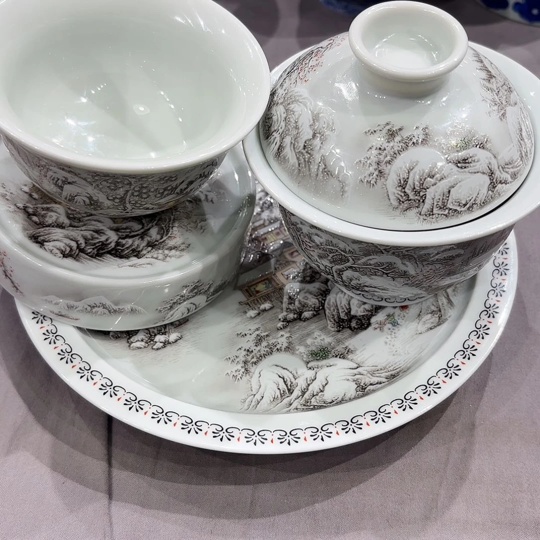 瓷片静****D景德镇瓷器艺术