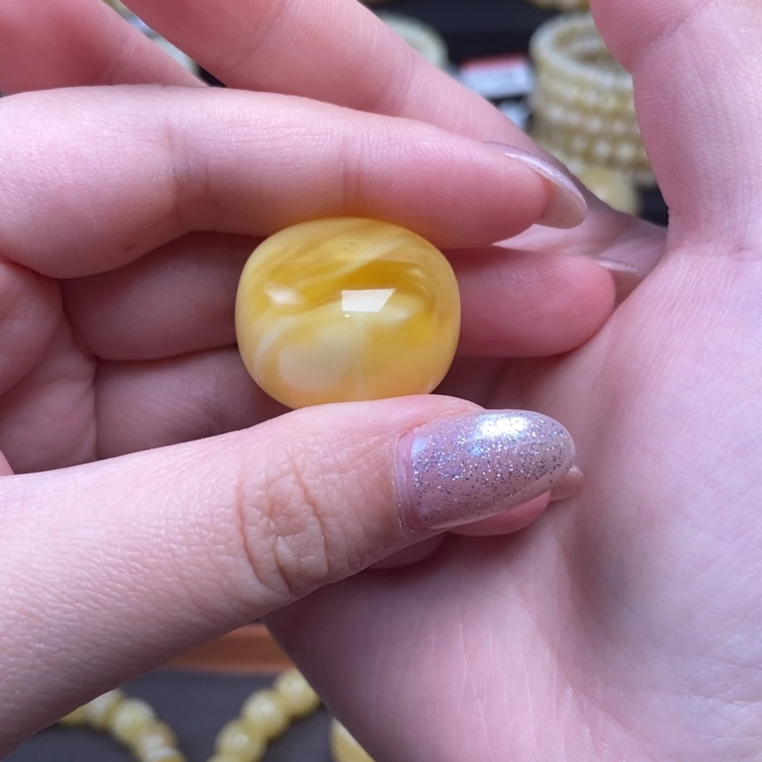 蜜蜡未镶嵌珠宝奇石卡24.1